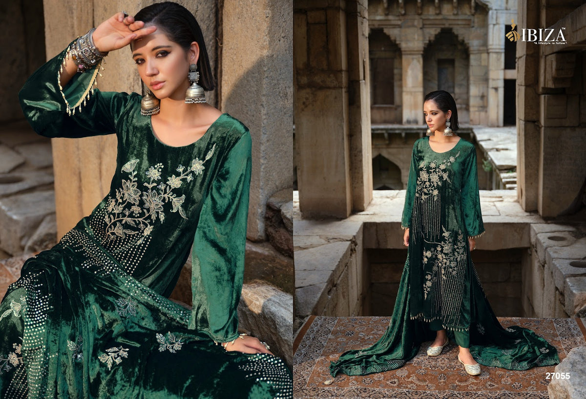 Gul-E-Nayaab Ibiza Viscose Velvet Suits Wholesale Price