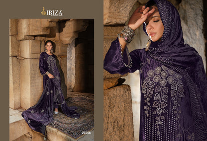 Gul-E-Nayaab Ibiza Viscose Velvet Suits Wholesale Price
