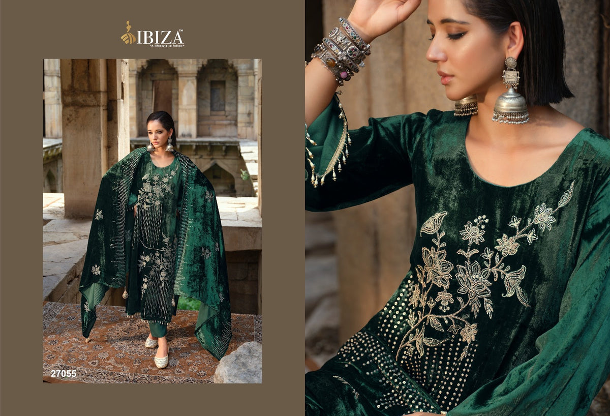 Gul-E-Nayaab Ibiza Viscose Velvet Suits Wholesale Price