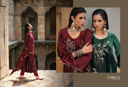 Gul-E-Nayaab Ibiza Viscose Velvet Suits Wholesale Price