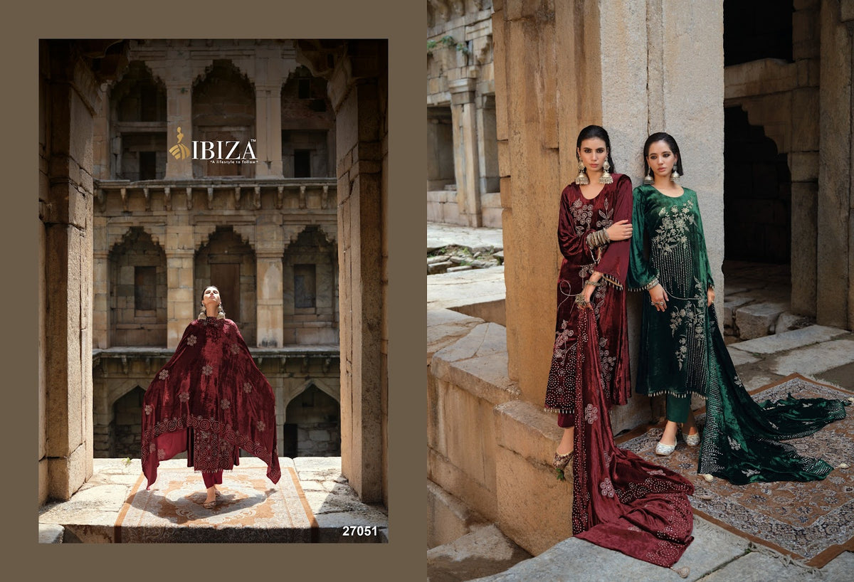 Gul-E-Nayaab Ibiza Viscose Velvet Suits Wholesale Price