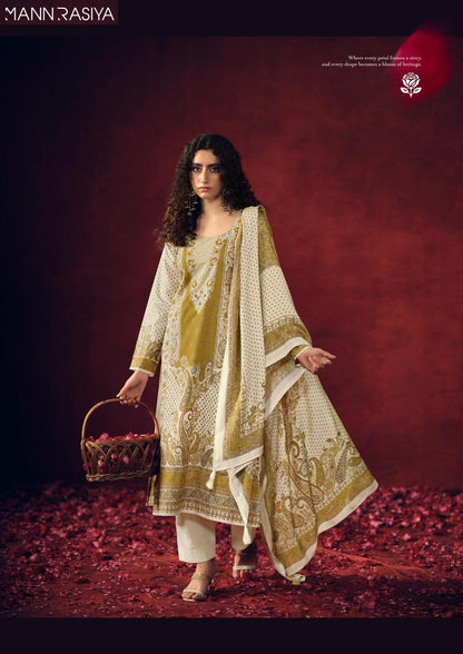 Gul Baagh Mannrasiya Cambric Cotton Pakistani Salwar Suits Wholesale Rate