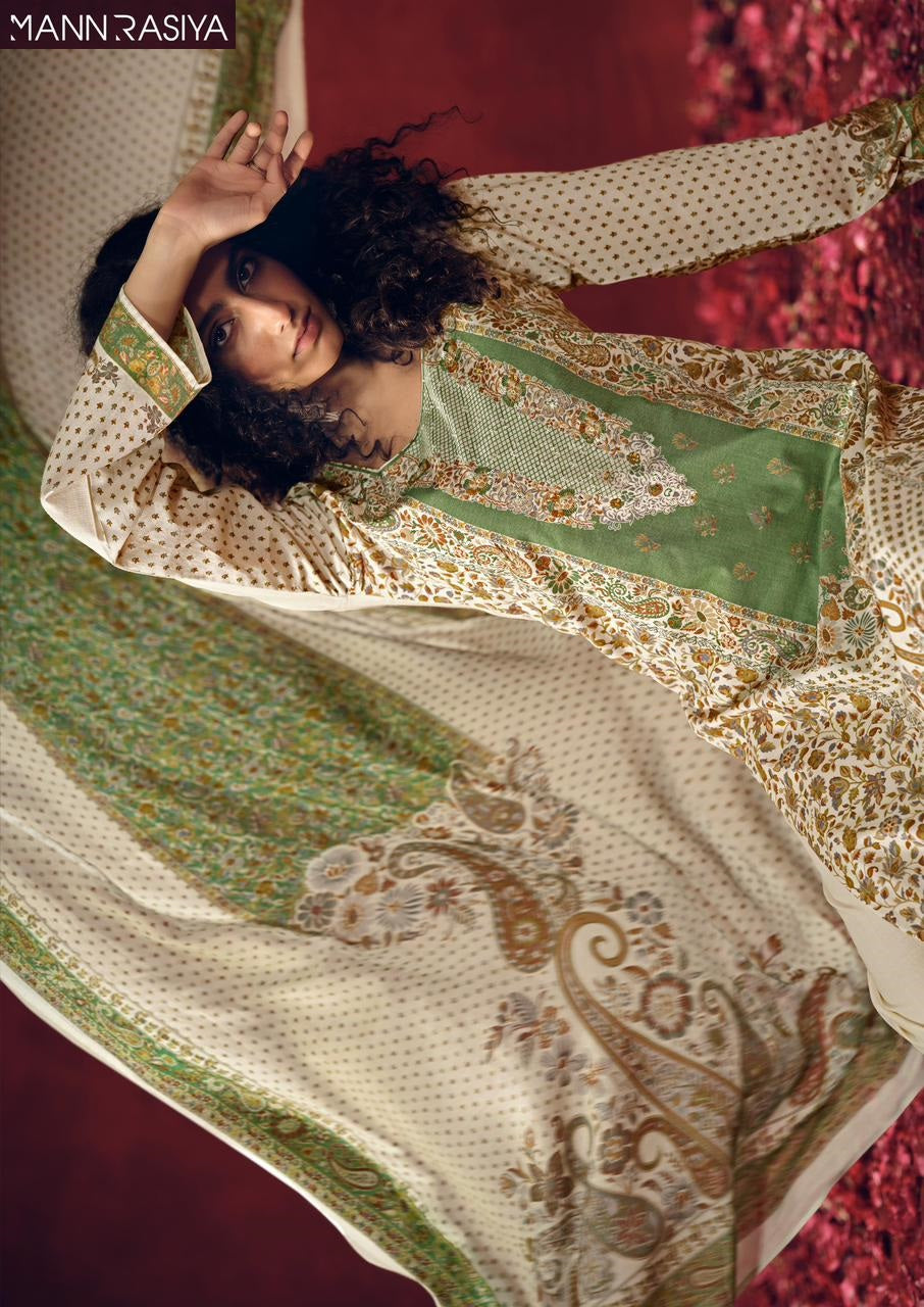 Gul Baagh Mannrasiya Cambric Cotton Pakistani Salwar Suits Wholesale Rate