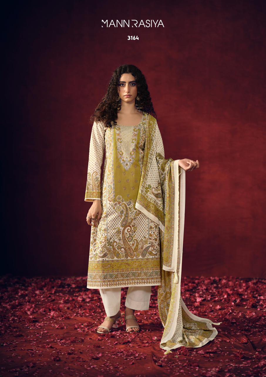 Gul Baagh Mannrasiya Cambric Cotton Pakistani Salwar Suits Wholesale Rate