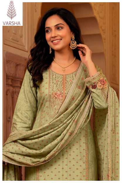 Gul Bagh Varshaa Viscose Pant Style Suits Supplier India