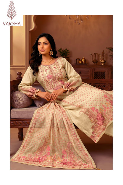 Gul Bagh Varshaa Viscose Pant Style Suits Supplier India
