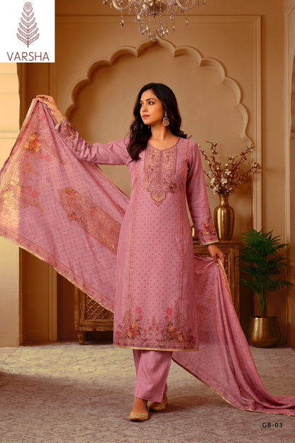 Gul Bagh Varshaa Viscose Pant Style Suits Supplier India