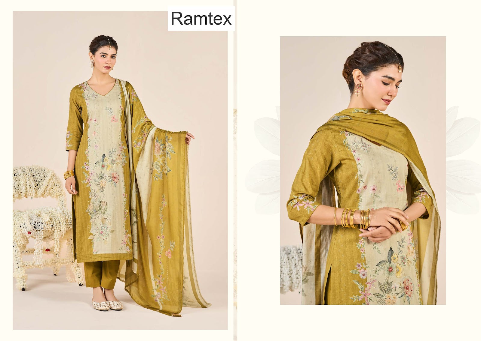 Gul Bahaar Ramtex Cotton Pakistani Salwar Suits Supplier