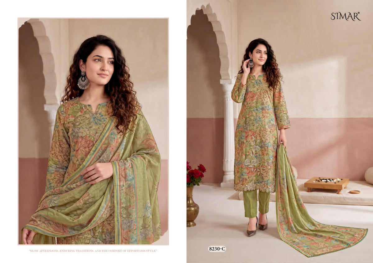 Gul E Kashish Simar Jacquard Pant Style Suits Wholesaler India