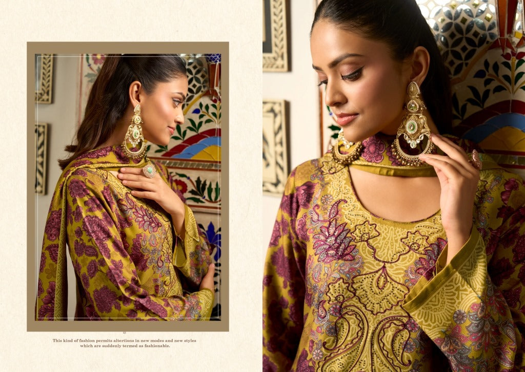 Gul E Libaas Rupali Pashmina Suits Supplier