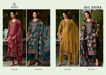 Gul Kayra Rupali Muslin Pant Style Suits Supplier India