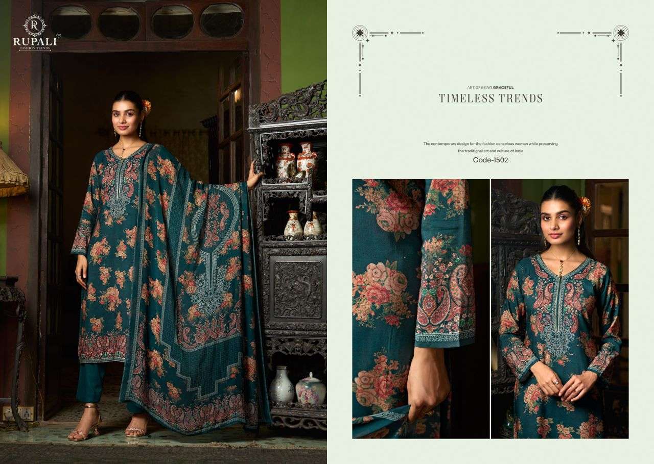 Gul Kayra Rupali Muslin Pant Style Suits Supplier India
