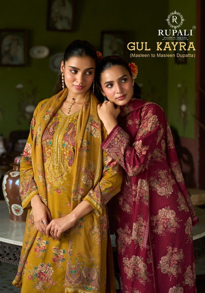 Gul Kayra Rupali Muslin Pant Style Suits Supplier India