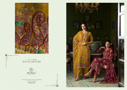 Gul Kayra Rupali Muslin Pant Style Suits Supplier India