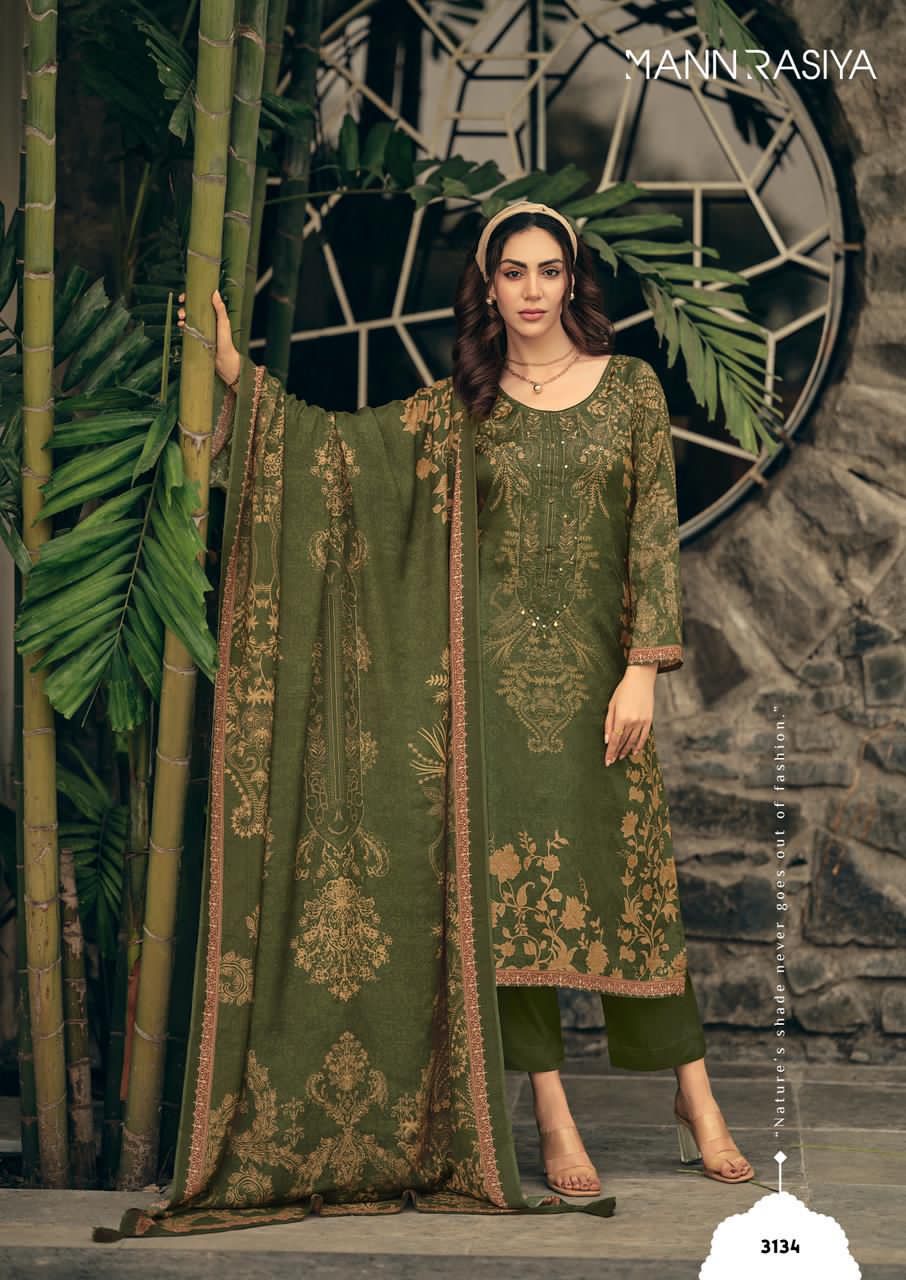 Gul Nehir Mannrasiya Bemberg Muslin Pant Style Suits Wholesaler