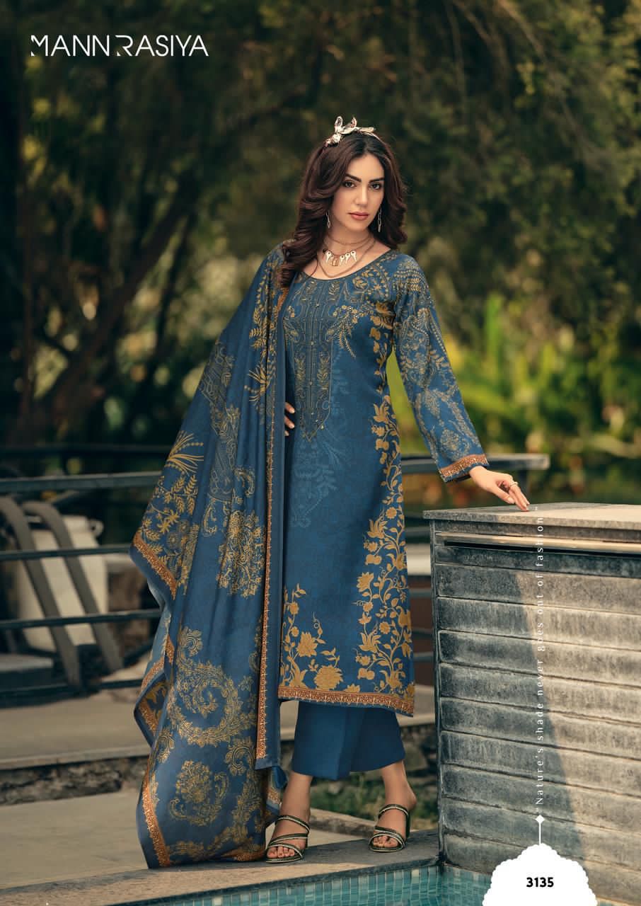 Gul Nehir Mannrasiya Bemberg Muslin Pant Style Suits Wholesaler