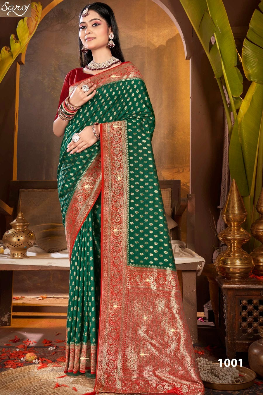 Gulaab Silk Saroski Vol 5 Saroj Soft Silk Sarees Wholesaler Ahmedabad