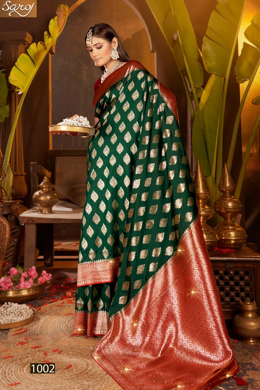 Gulaab Silk Saroski Vol 6 Saroj Soft Silk Sarees Wholesale Price