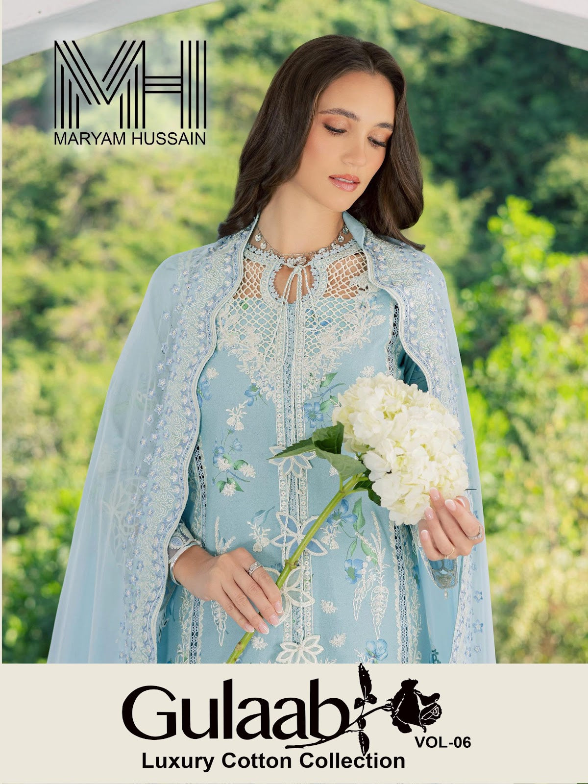 Gulaab Vol 6 Maryam Hussain Mix Cotton Karachi Salwar Suits Manufacturer