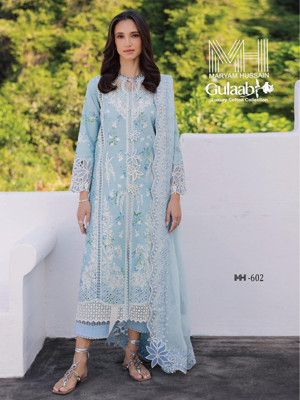 Gulaab Vol 6 Maryam Hussain Mix Cotton Karachi Salwar Suits Manufacturer
