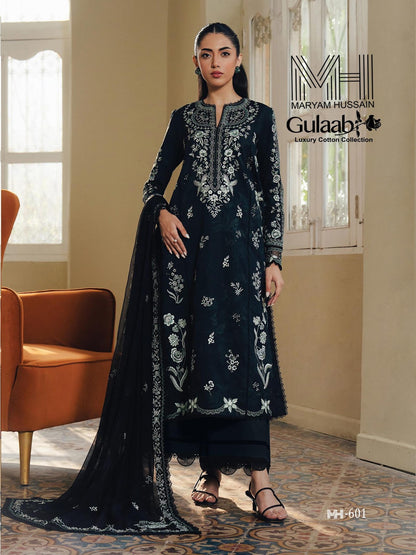 Gulaab Vol 6 Maryam Hussain Mix Cotton Karachi Salwar Suits Manufacturer
