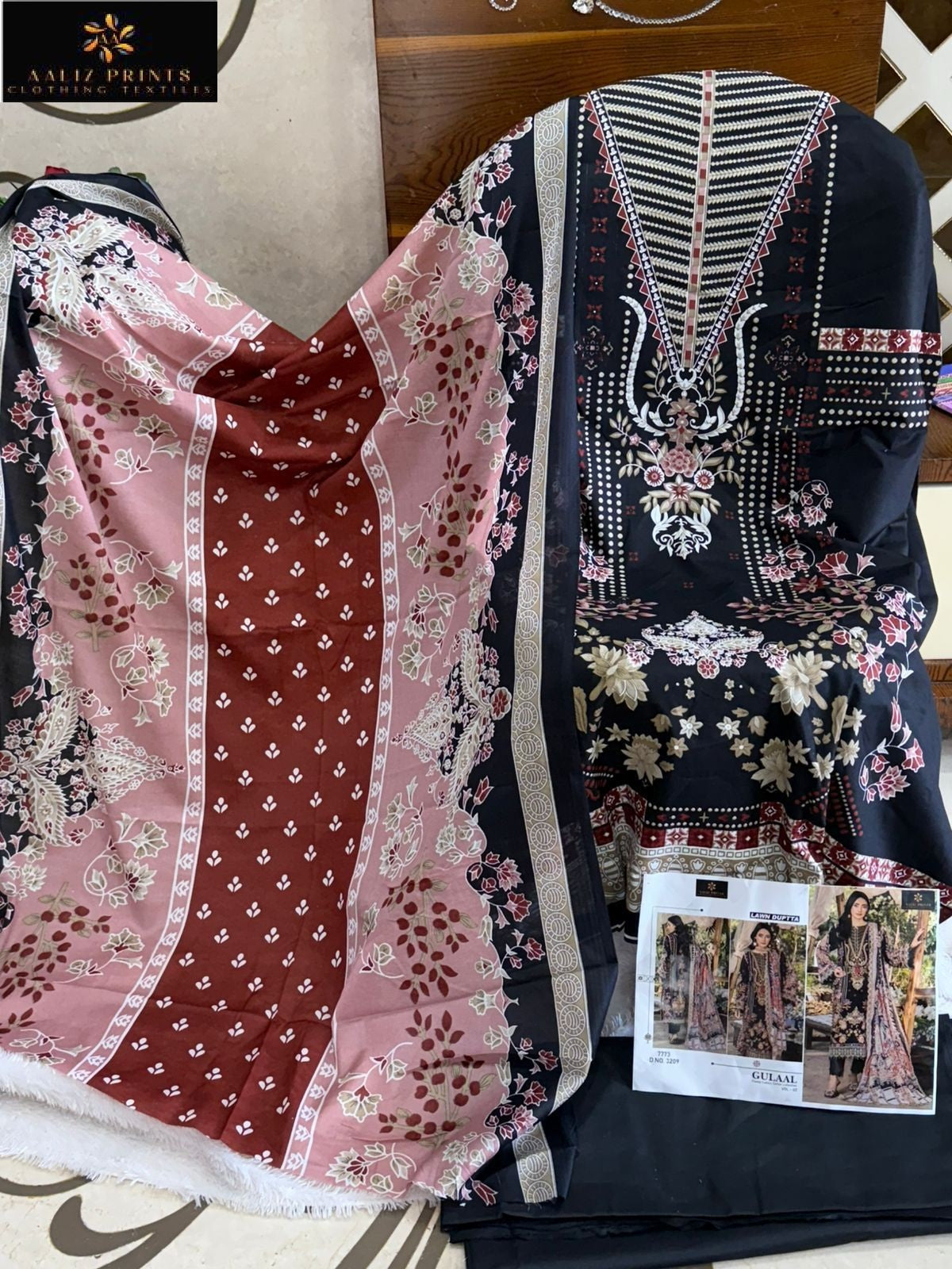 Gulaal Remix Aaliz Prints Cotton Karachi Salwar Suits Supplier Ahmedabad