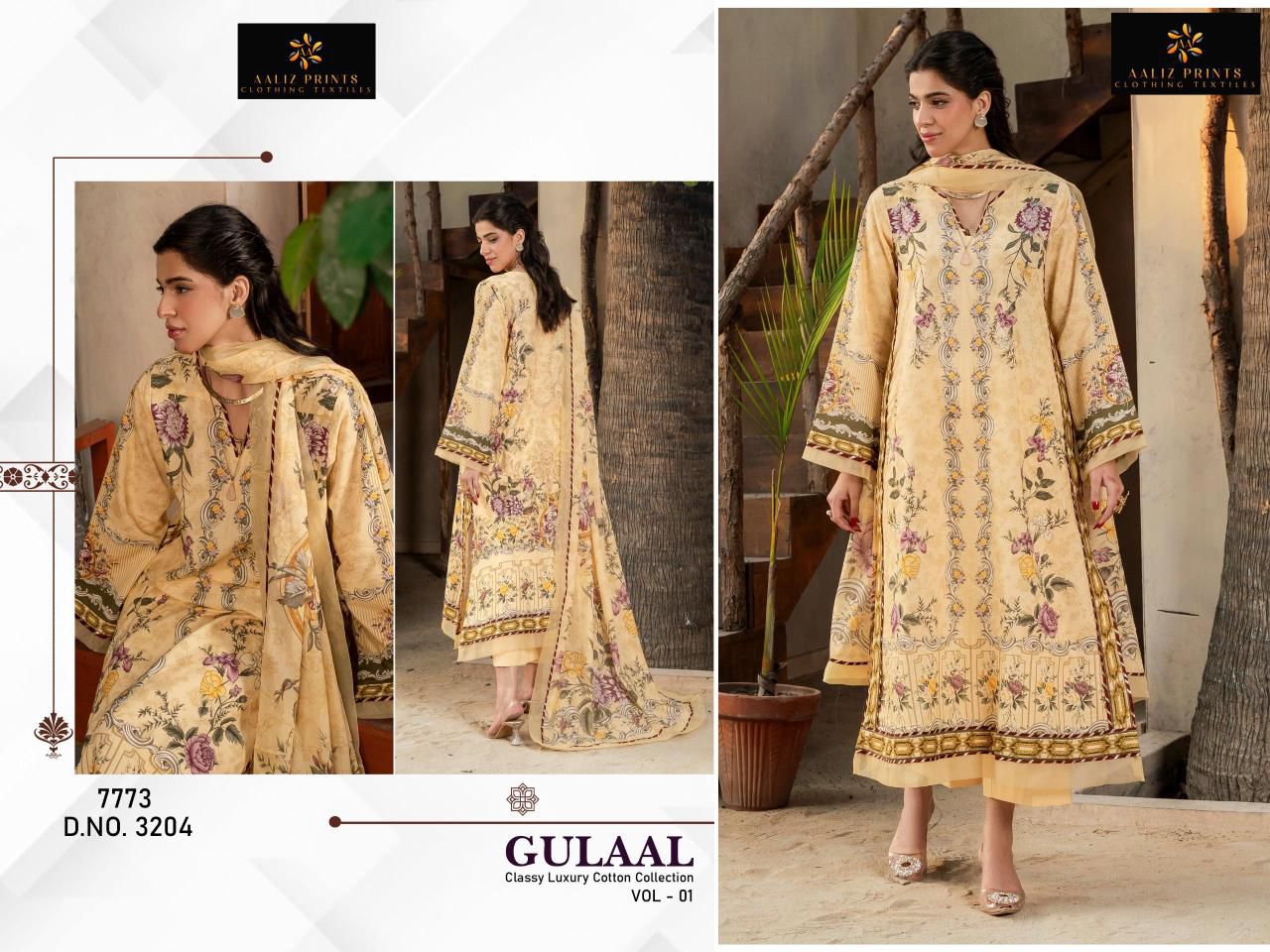 Gulaal Remix Aaliz Prints Cotton Karachi Salwar Suits Supplier Ahmedabad