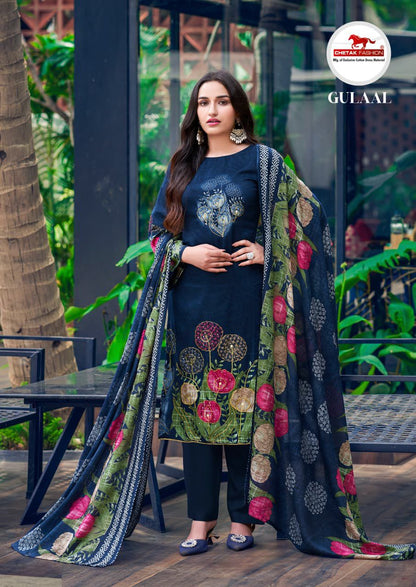Gulaal Vol 14 Chetak Fashion Jaam Cotton Pant Style Suits Exporter
