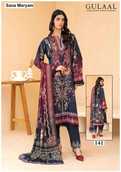Gulaal Vol 15 Classy Luxury Cotton Collection Sana Maryam Karachi Readymade Suits Wholesaler India