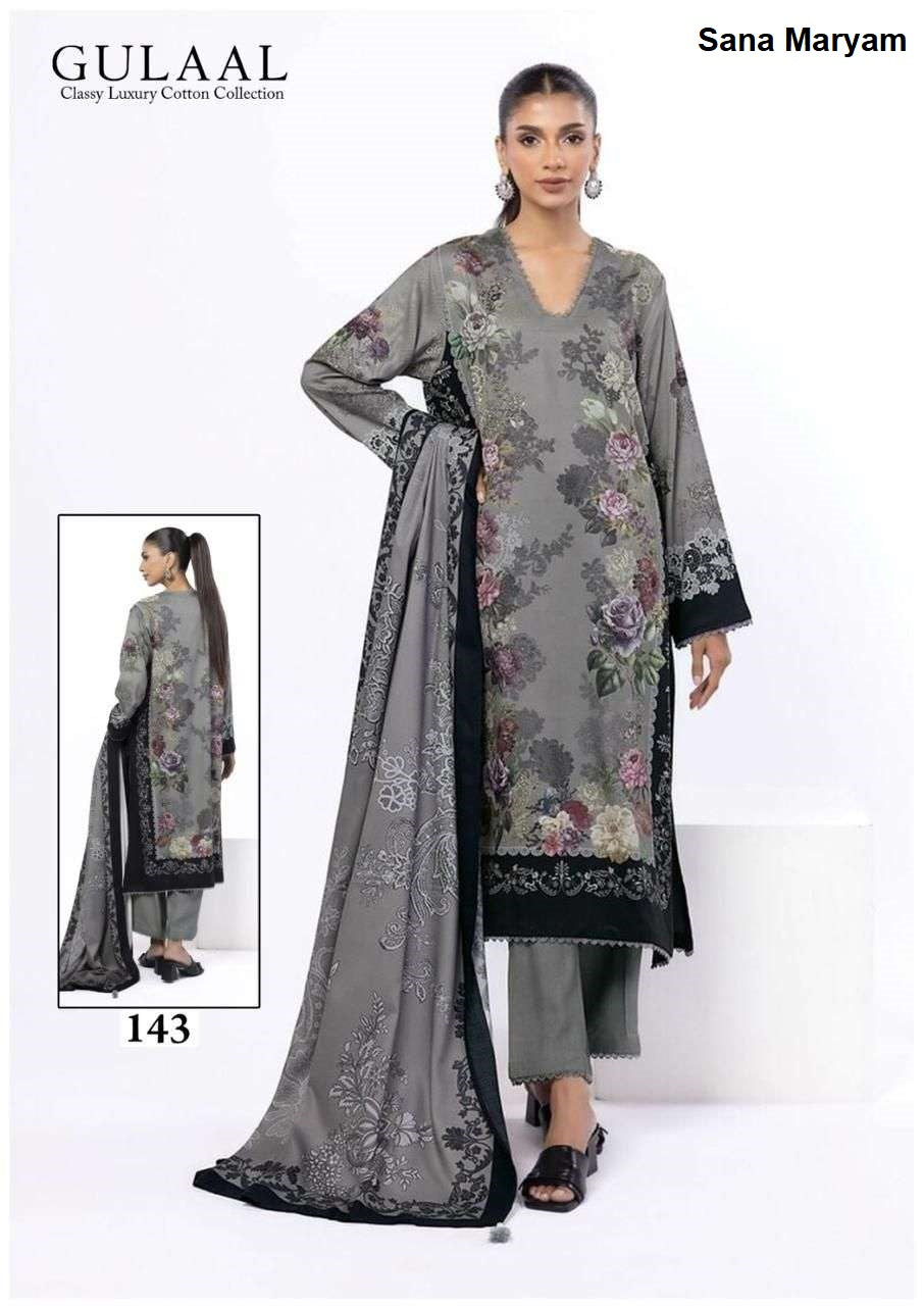 Gulaal Vol 15 Classy Luxury Cotton Collection Sana Maryam Karachi Readymade Suits Wholesaler India