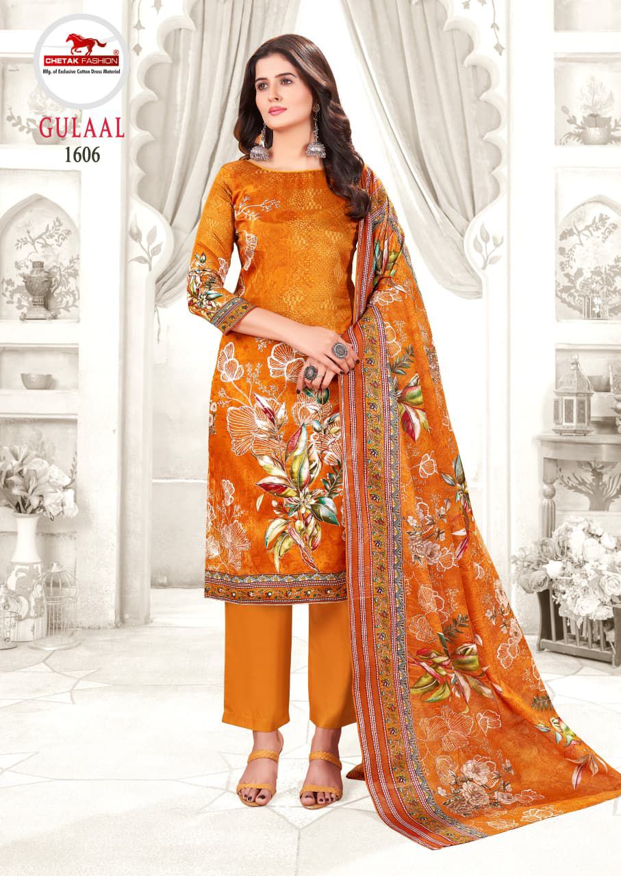 Gulaal Vol 16 Chetak Fashion Jam Cotton Pant Style Suits Wholesale