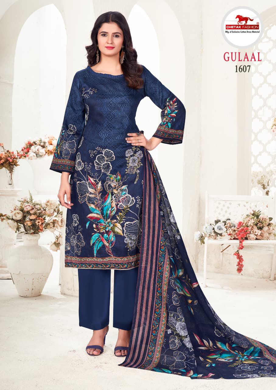 Gulaal Vol 16 Chetak Fashion Jam Cotton Pant Style Suits Wholesale