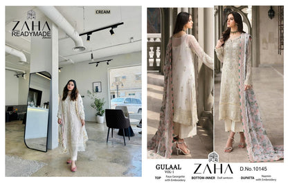Gulaal Vol 1 10145 Zaha Georgette Pakistani Salwar Suits Supplier
