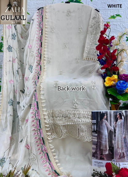 Gulaal Vol 1 10145 Zaha Georgette Pakistani Salwar Suits Supplier