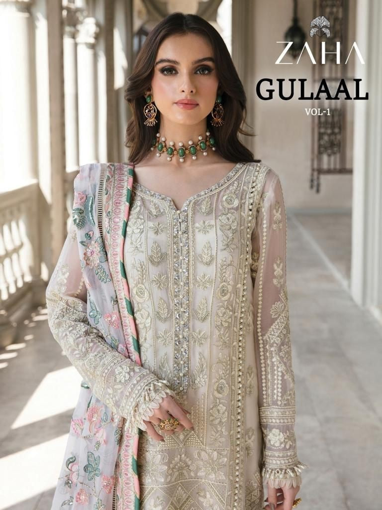 Gulaal Vol 1 10145 Zaha Georgette Pakistani Salwar Suits Supplier