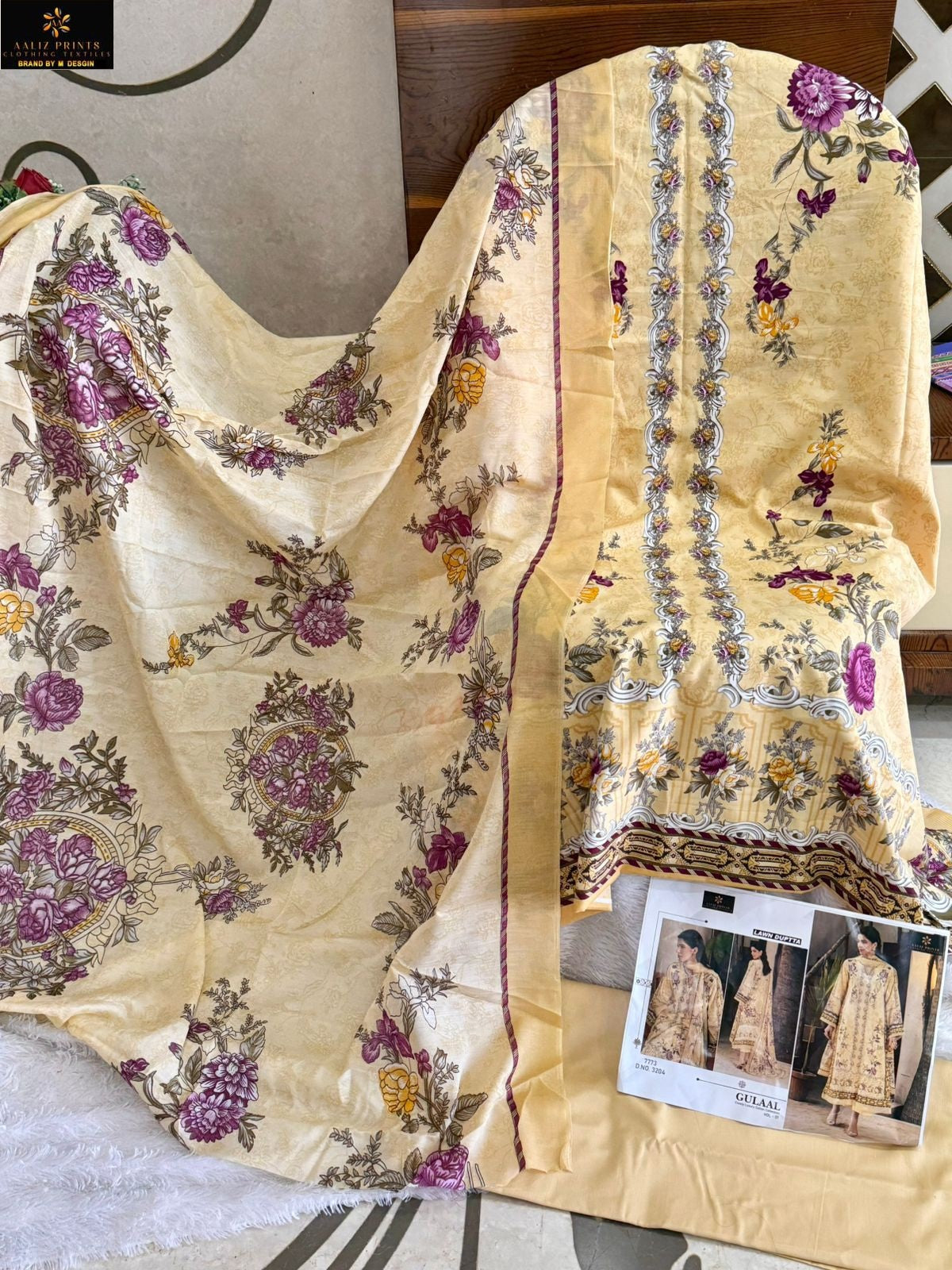 Gulaal Vol 1 Classy Luxury Cotton Collection Aaliz Prints Karachi Salwar Suits Supplier Gujarat