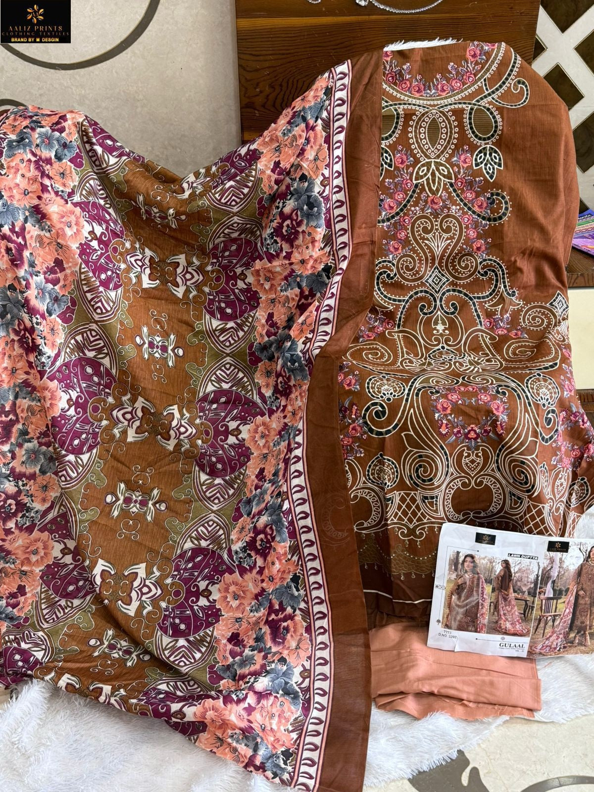 Gulaal Vol 1 Classy Luxury Cotton Collection Aaliz Prints Karachi Salwar Suits Supplier Gujarat