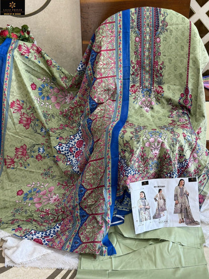 Gulaal Vol 1 Classy Luxury Cotton Collection Aaliz Prints Karachi Salwar Suits Supplier Gujarat