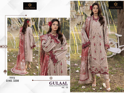Gulaal Vol 2 Classy Luxury Cotton Collection Aaliz Prints Karachi Salwar Suits Manufacturer Gujarat