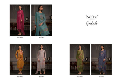 Gulab Netra Cotton Pant Style Suits Exporter India