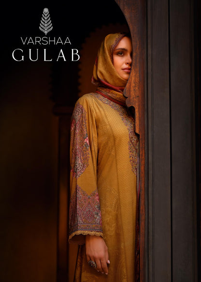 Gulab Varsha Fashions Viscose Pant Style Suits Wholesale Price