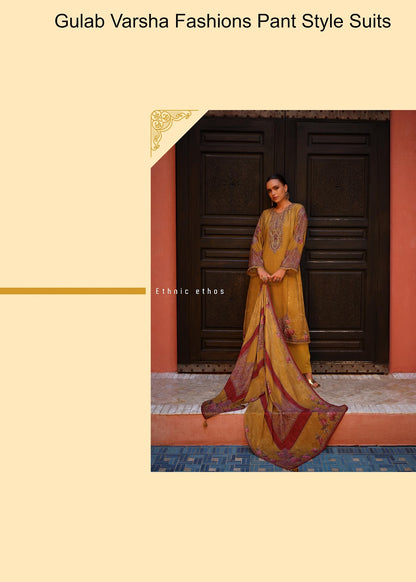 Gulab Varsha Fashions Viscose Pant Style Suits Wholesale Price