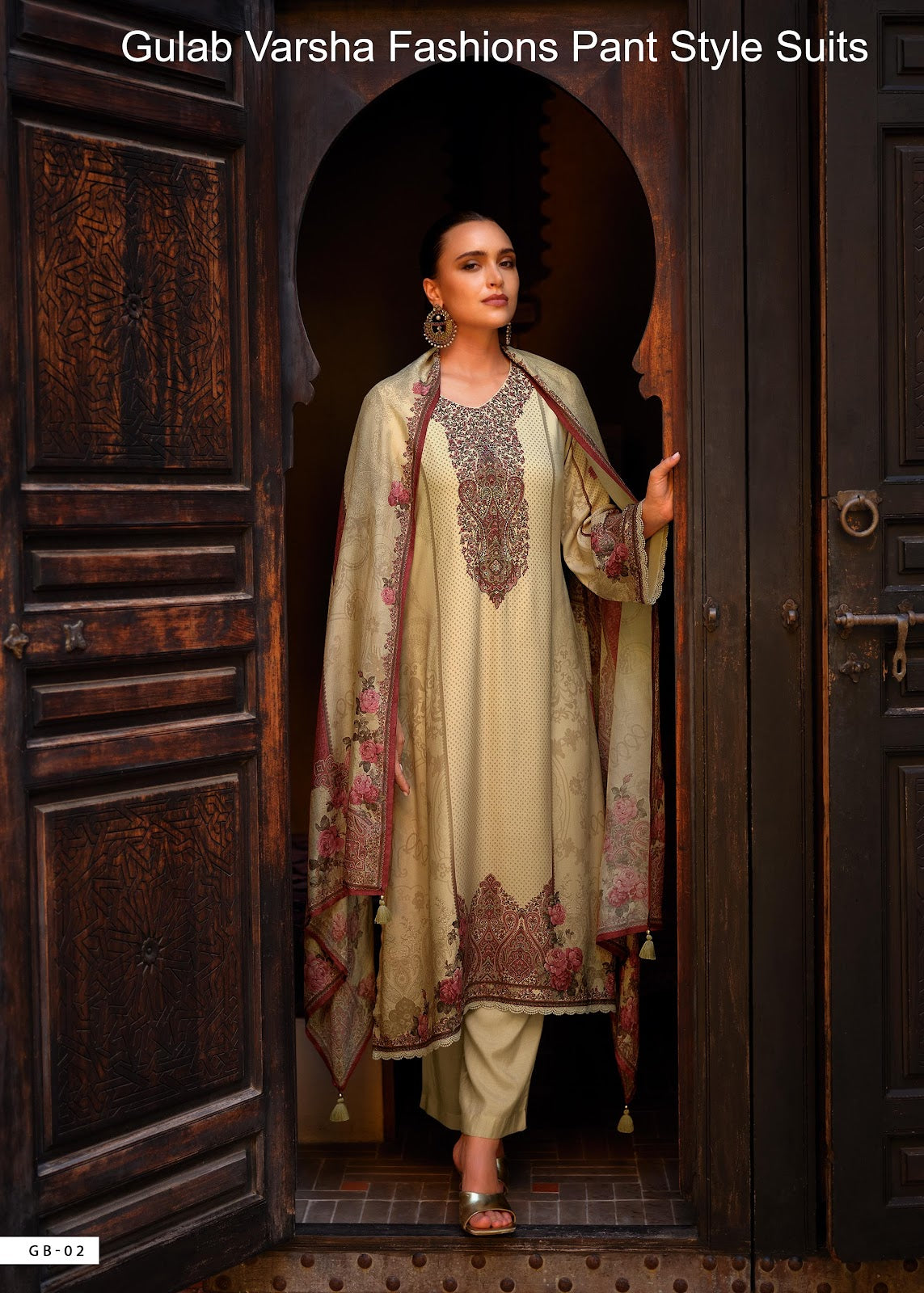 Gulab Varsha Fashions Viscose Pant Style Suits Wholesale Price