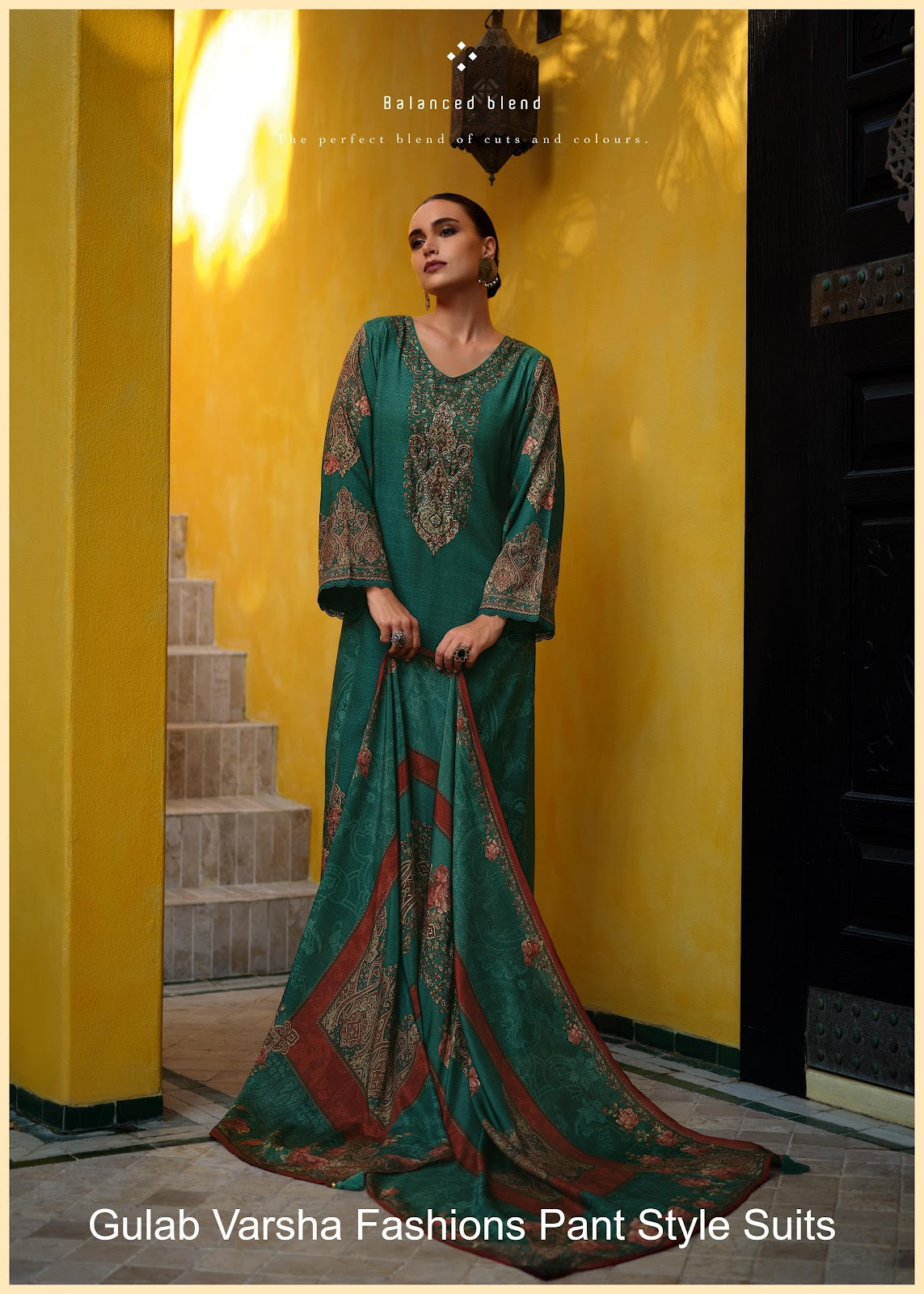 Gulab Varsha Fashions Viscose Pant Style Suits Wholesale Price