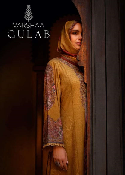 Gulab Varshaa Viscose Muslin Pant Style Suits Exporter India