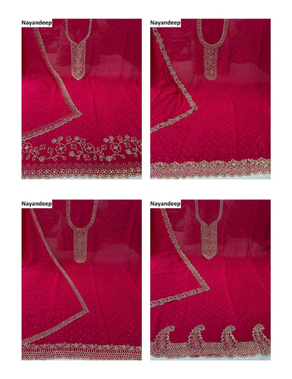 Gulabi Aankhein Nayandeep Jacquard Salwar Suits Wholesaler