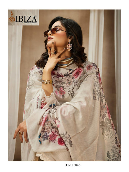 Gulabi Girl Ibiza Pure Lawn Pant Style Suits Manufacturer India