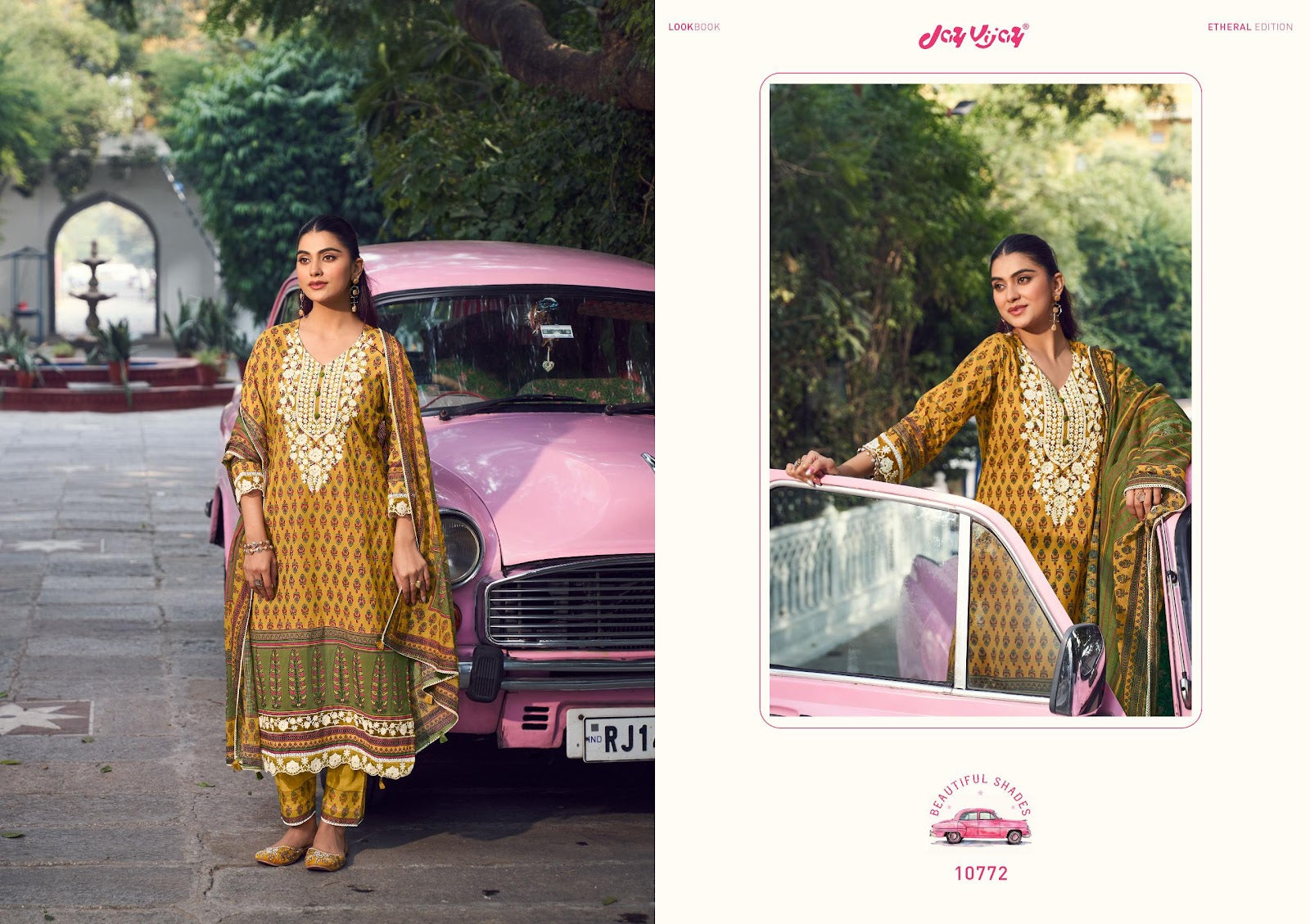 Gulabi Ishq Jay Vijay Cotton Pant Style Suits Exporter India