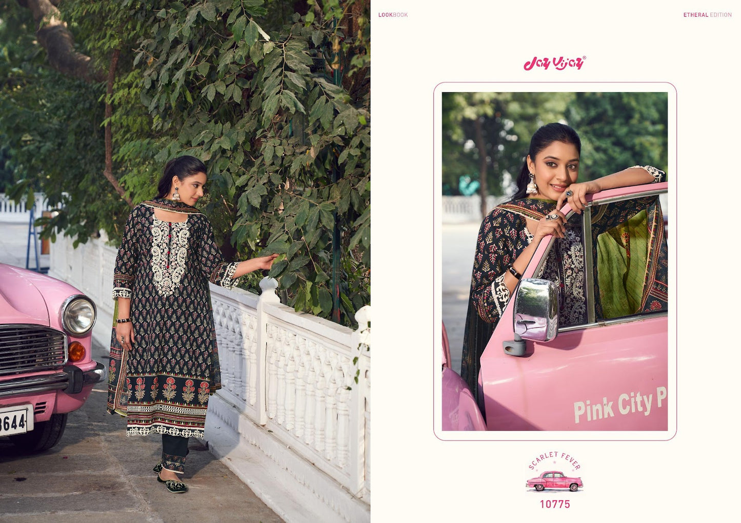 Gulabi Ishq Jay Vijay Cotton Pant Style Suits Exporter India