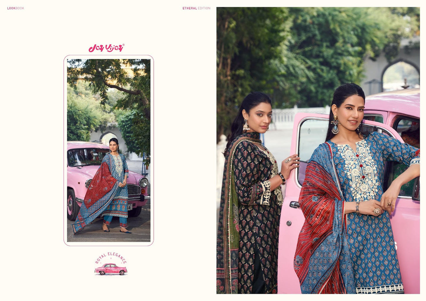 Gulabi Ishq Jay Vijay Cotton Pant Style Suits Exporter India